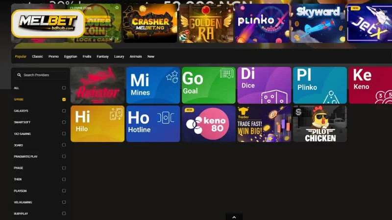 Top Blockchain Games on MELBET
